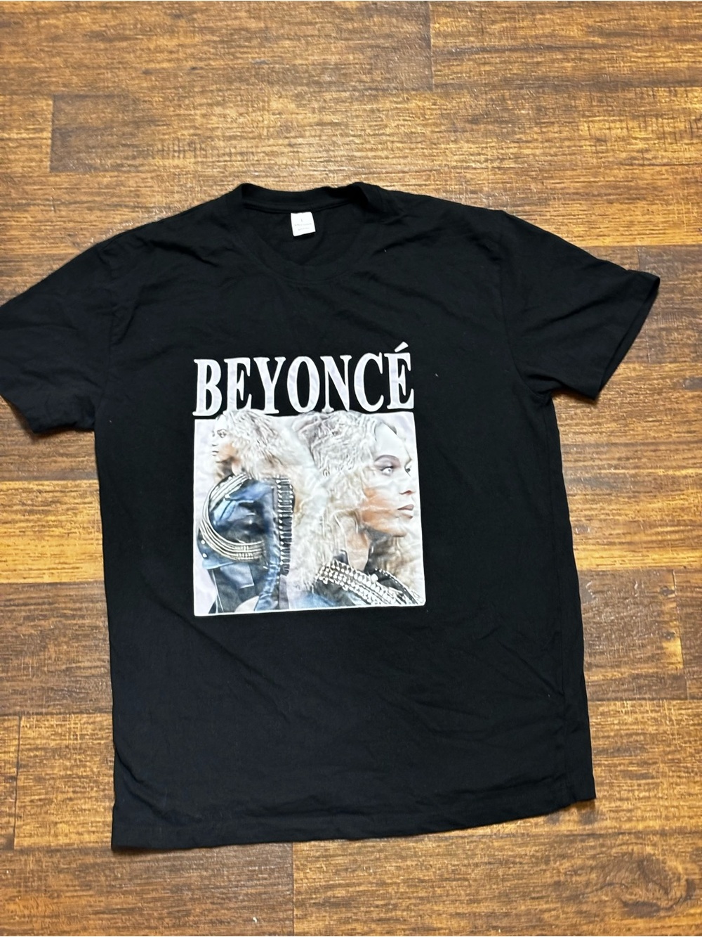 Black Beyoncé Graphic Short Sleeve Tee - Women's